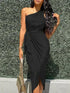 elegant-slanted-shoulder-sleeveless-long-dress