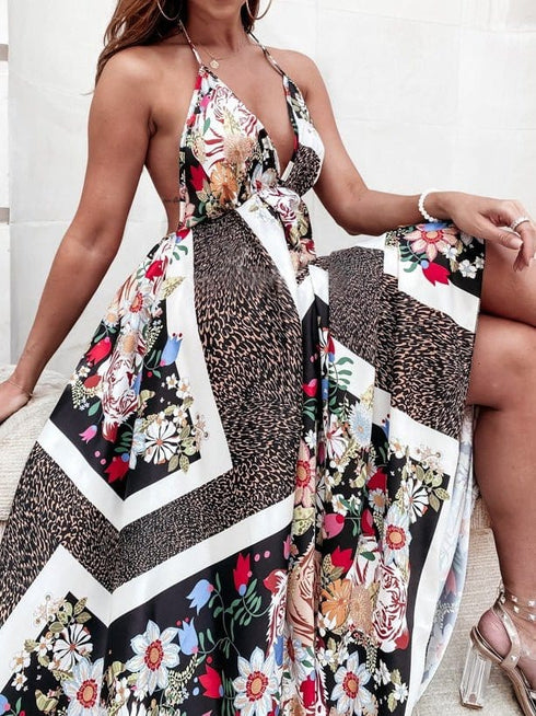 womens-dresses-vintage-print-v-neck-sling-swing-dress