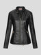 womens-jackets-temperament-slim-zipped-leather-jacket