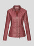 womens-jackets-temperament-slim-zipped-leather-jacket