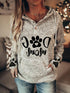 womens-hoodies-animal-paw-print-pullover-button-hoodie