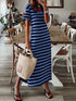 womens-dresses-striped-print-v-neck-short-sleeve-slit-dress