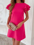 womens-dresses-round-neck-open-back-ruffle-sleeve-dress