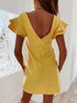 womens-dresses-round-neck-open-back-ruffle-sleeve-dress