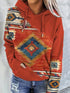 womens-hoodies-polygon-print-long-sleeve-pocket-hoodie