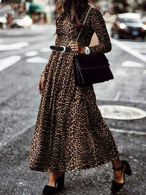womens-dresses-retro-leopard-print-round-neck-long-sleeve-dress