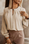 beige-pleated-blouse