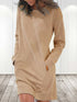 womens-dresses-solid-crew-neck-long-sleeve-pocket-dress