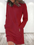 womens-dresses-solid-crew-neck-long-sleeve-pocket-dress