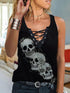 v-neck-sleeveless-skull-print-tank-tops