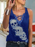 v-neck-sleeveless-skull-print-tank-tops