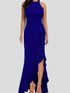 womens-dresses-turtleneck-sleeveless-ruffle-slit-dress