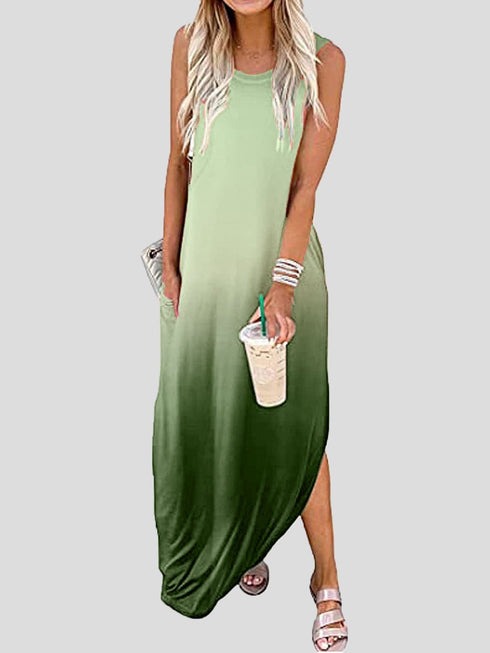 womens-dresses-crew-neck-sleeveless-gradient-print-pocket-dress