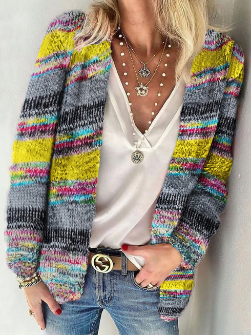 womens-cardigans-printed-multicolor-striped-commuter-slim-cardigan-1
