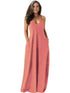 v-neck-solid-pocket-casual-sling-dress