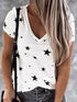 v-neck-star-print-short-sleeved-t-shirt