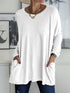 womens-t-shirts-loose-solid-round-neck-pocket-long-sleeve-t-shirt