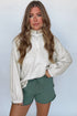 Light Grey Half Zip Stand Neck Seam Detail Long Sleeve Top