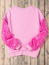 pink-christmas-nutcracker-graphic-sequin-sleeve-sweatshirt