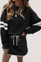 varsity sweatshirt skirt set