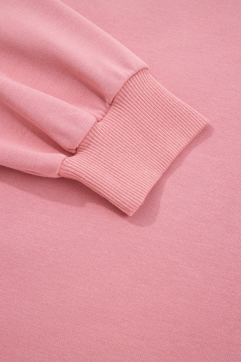 flower patched sweatshirt