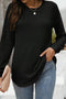 black long sleeve top