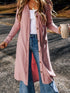 pink-ribbed-button-up-split-duster-cardigan