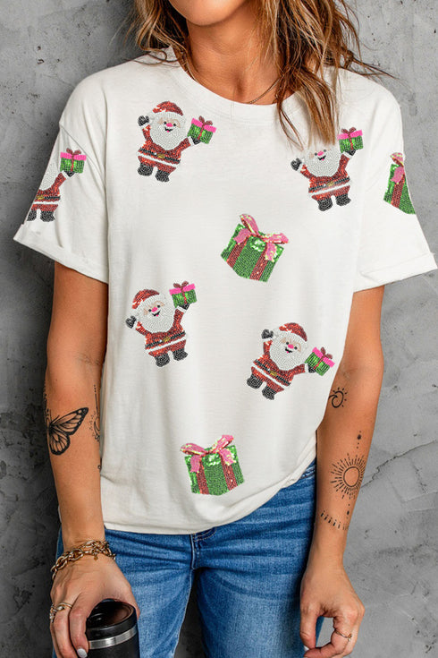 Christmas graphic t shirt