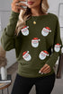 christmas graphic long sleeve top
