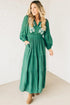 long sleeve maxi dress