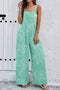 letter-print-casual-knotted-jumpsuit