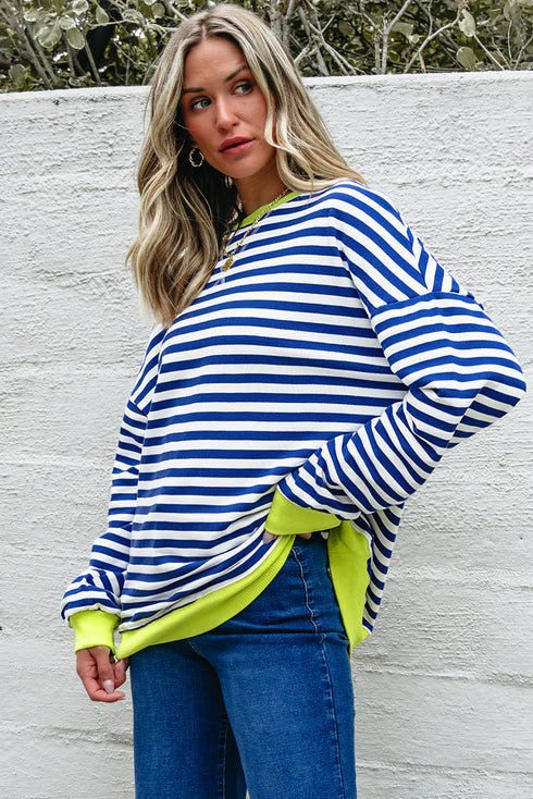 striped sweatshirt