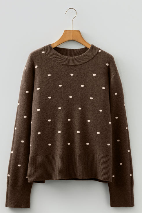 polka dot sweater