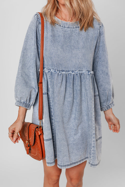 denim t shirt dress