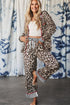 leopard pajama set