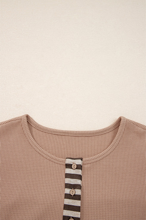 waffle long sleeve top