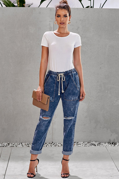 high-waist-raw-hem-ripped-skinny-casual-denim-jeans