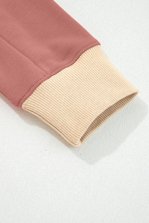 color block sweatshirt