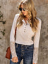beige-crochet-lace-hem-sleeve-button-top