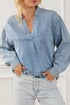 womens-blouses-ruffled-lapel-single-breasted-blouses