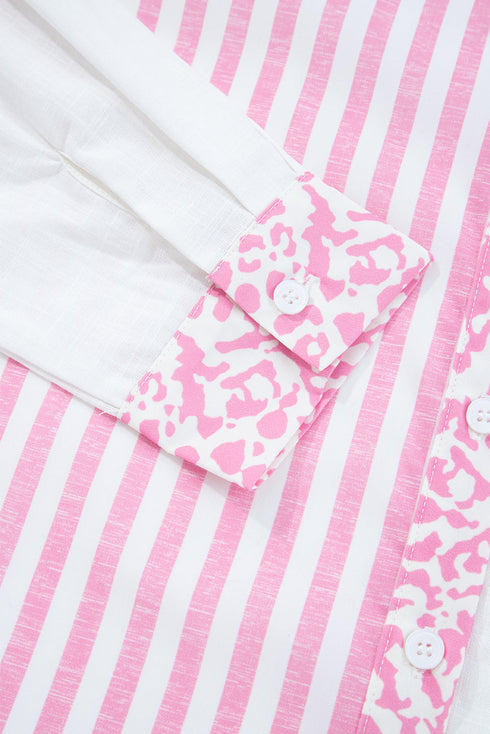 leopard striped shirt