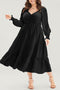 black plus size dress