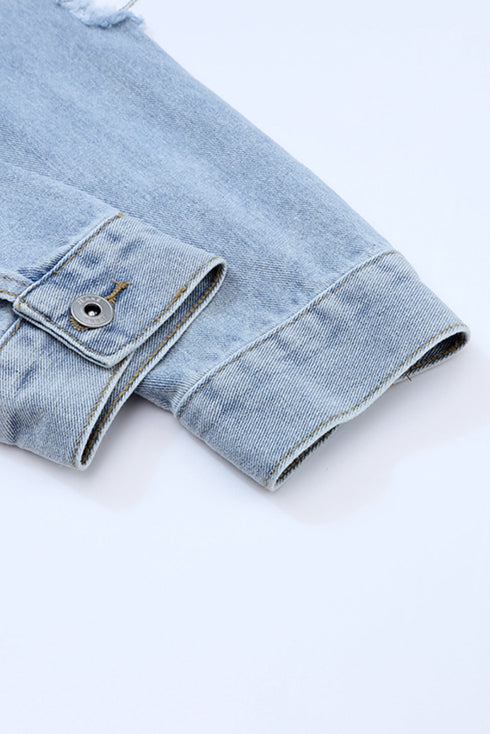 sky-blue-sequin-embellished-fringe-distressed-denim-jacket