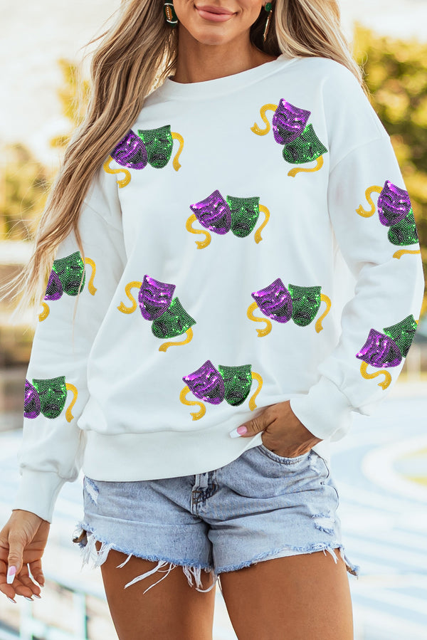 vintage mardi gras sweatshirt