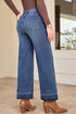 cropped loose jeans