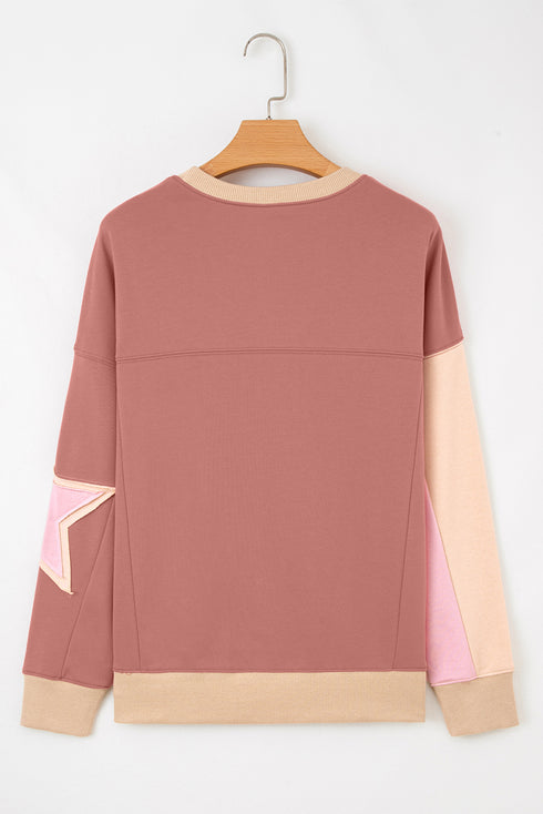 color block sweatshirt