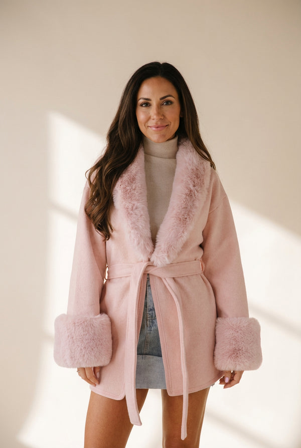 elegant plus size women's belted patchwork overcoat with collar and cuffs - ideal for stylish layering in chic colors with practical styling and