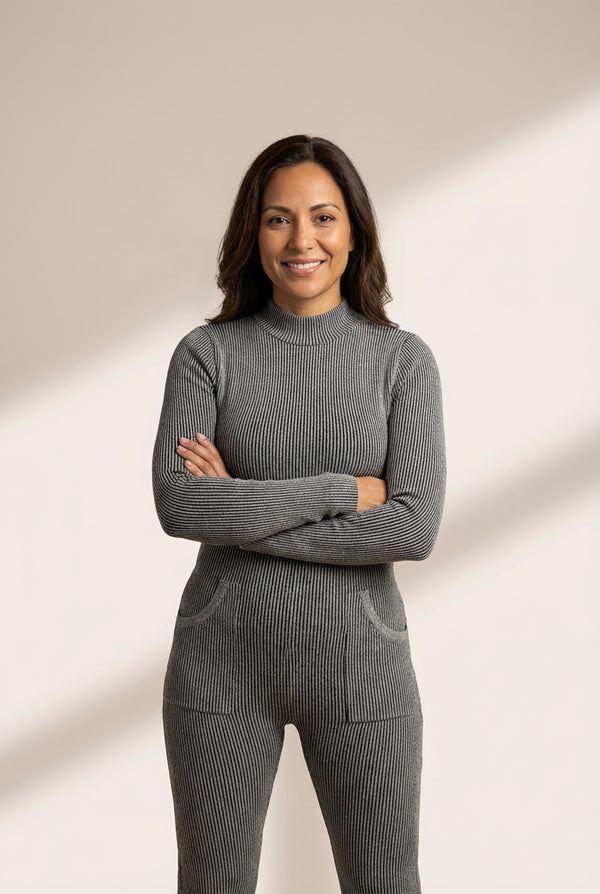 Women's Knit Jumpsuit with Pockets in Jumpsuits & Rompers