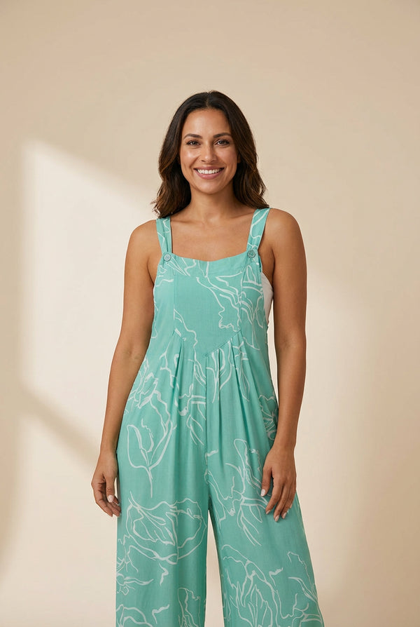 Women's Casual V-Neck Jumpsuit with Letter Print and Knotted Detail with practical styling and dependable silhouette control.