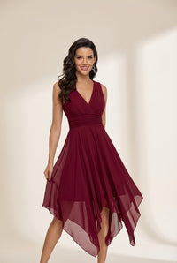 Women's Modern and Stylish Chiffon Knee-Length Dress